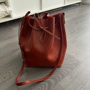 Mansur Gabriel large bucket bag.  It was purchased from Ssense.com.